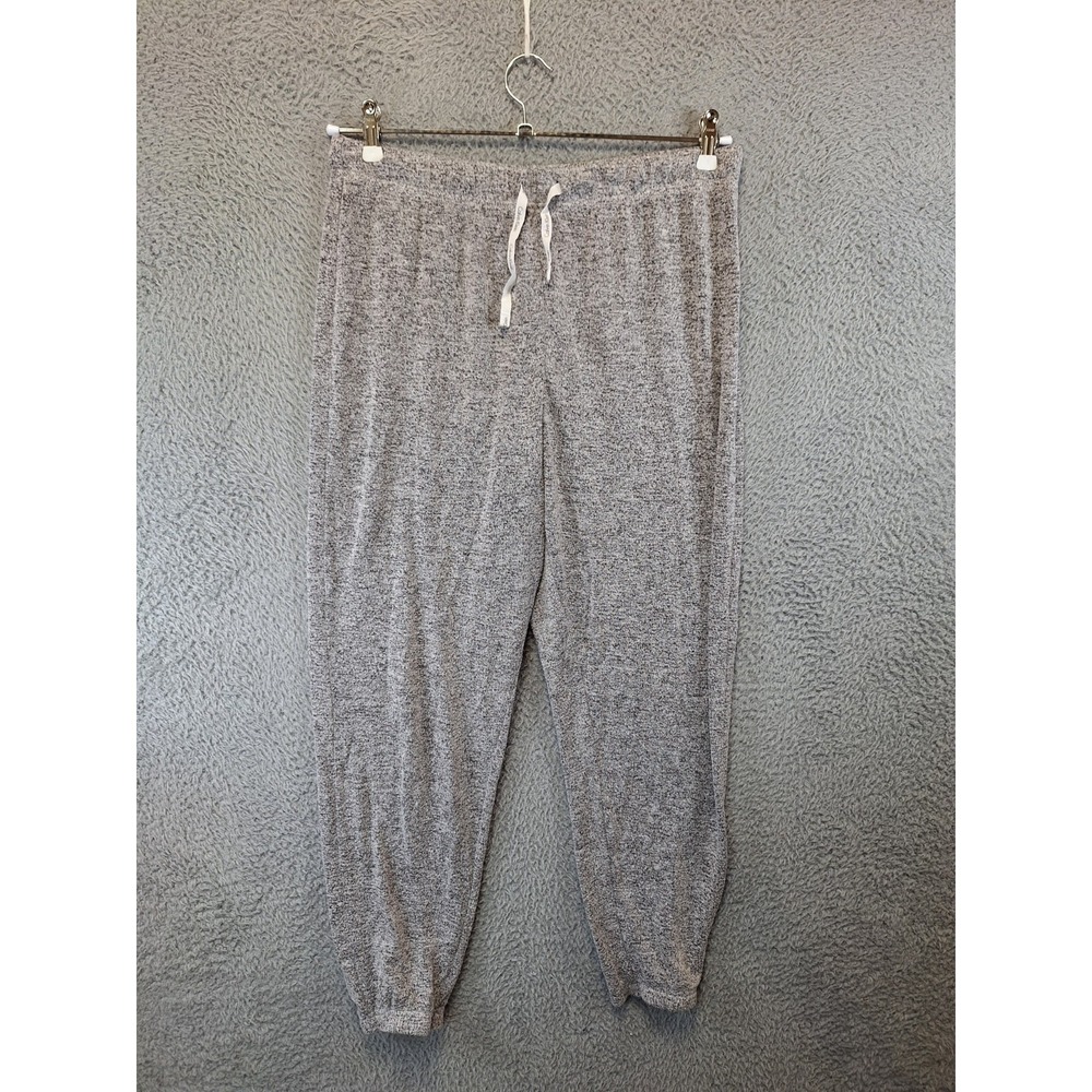 Calvin Klein Sleepwear Pants Womens M (Fits 32x28) Gray Marled Drawstring Waist